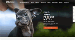 Desktop Screenshot of petlandpuppiesforsale.com